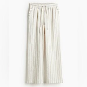 Linen-blend Pants